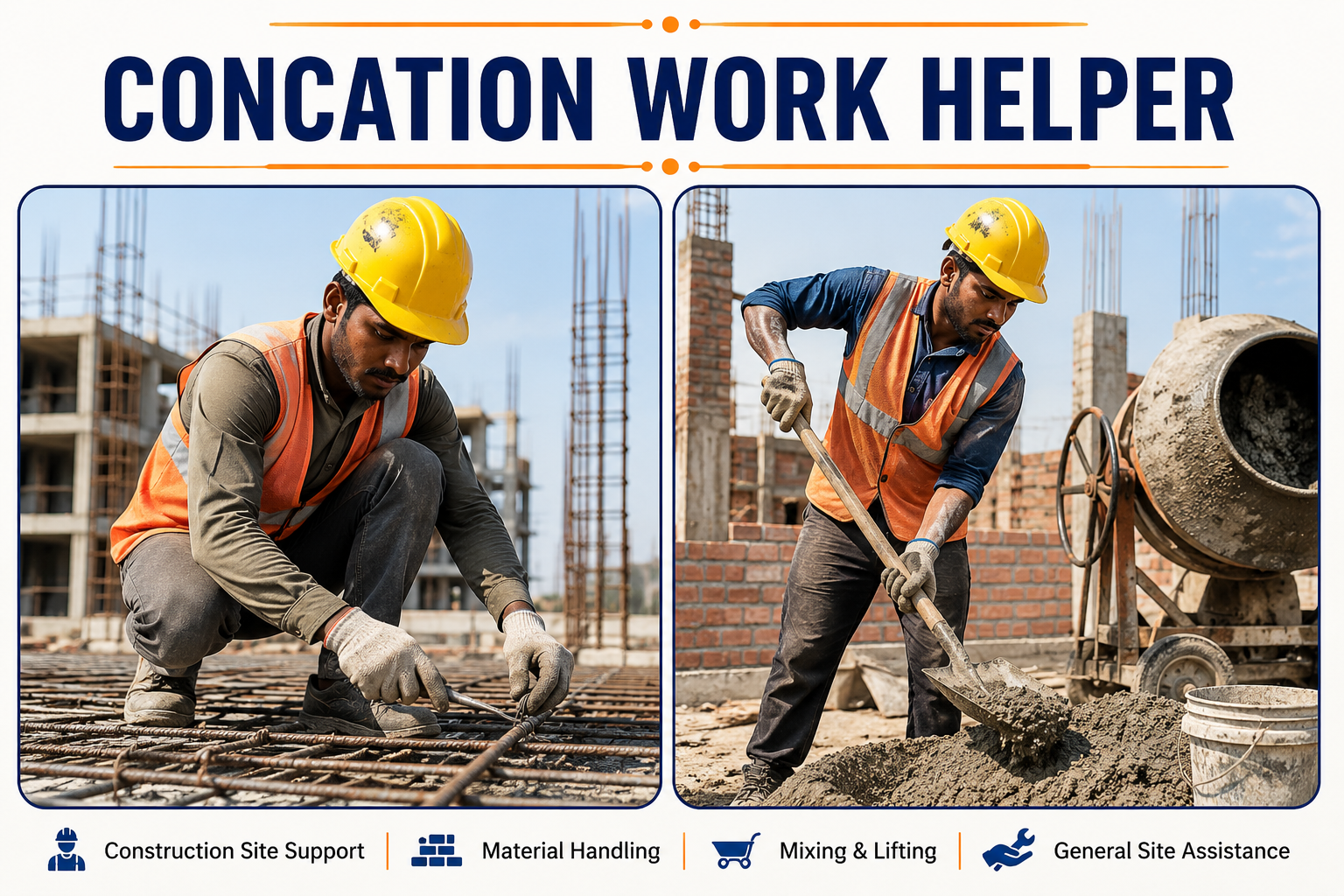 Concation work Helper